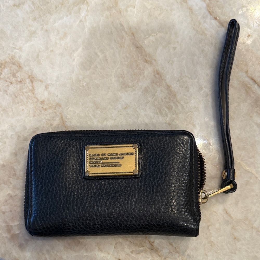 Marc By Marc Jacobs Black Wristlet Clutch